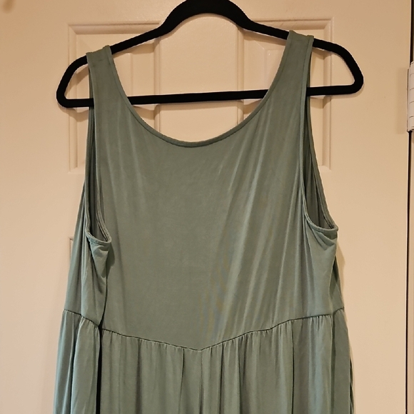 Torrid Green Sleeveless High-Low Midi Dress - Picture 10 of 10
